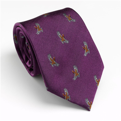 Laksen Glorious 12th Grouse Tie - Purple